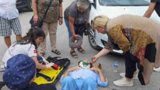 Bursada vatandaşlar yaralı kadının kızına telefonda moral verdi