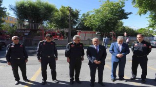 Büyükkılıç itfaiye erlerini karşıladı