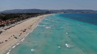 Çeşmeye tatilci akını başladı