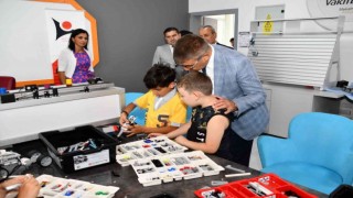 Çocuklar tatillerini BİLSEMde dolu dolu geçiriyor