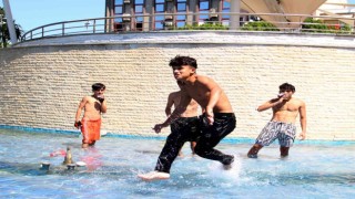 Çocukların süs havuzunda 5 yıldızlı otel konseptinde kıskandıran eğlencesi