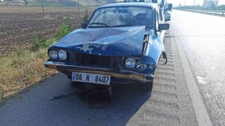 Çorum-Ankara karayolunda trafik kazası: 1 yaralı