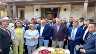 Cumhurbaşkanı Erdoğan, Muğlada partililerle bayramlaştı
