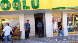 Çuvallı hırsız polisi görünce çuvalladı