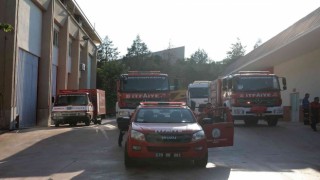 Denizliden Datçadaki yangına itfaiye sevk edildi