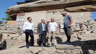 Develi protokolü, Aslanlı Ev restorasyonunu yerinde incelendi