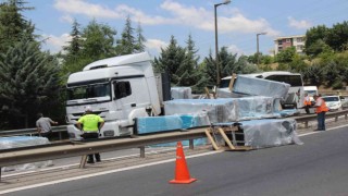 Donanma Komutanlığına götürülen 3 milyonluk elektrik panoları TEMde yola saçıldı