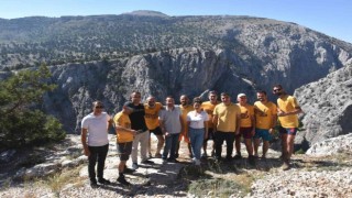 Dünyanın sayılı kanyon gezisi olan Mut Kestel Kanyonu gezisi başladı
