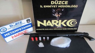 Düzceye uyuşturucu getirirken yakalandı