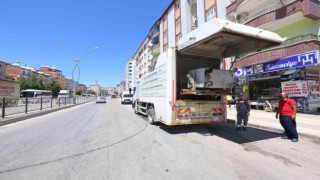 Elazığ Belediyesinden bayram sonrası temizlik ve ilaçlama çalışması