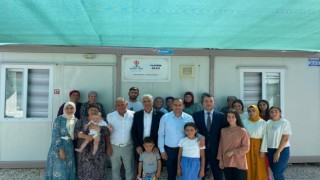 Elazığda kalan Ahıska Türkleri bayramlaştı