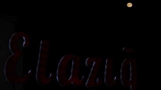 Elazığda kartpostallık Süper Ay manzarası