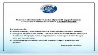 ERÜ hastaneleri ziyaretçi uygulamasını kaldırdı