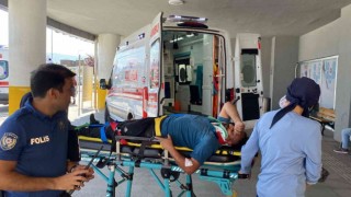 Erzincanda iki tır çarpıştı: 2 yaralı