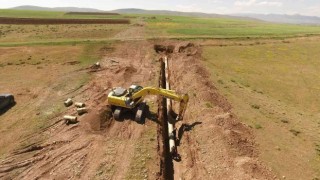 Erzurum Sakalıkesik Ovası sulamasında çalışmalar devam ediyor