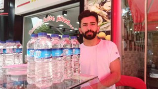 Eskişehirde esnaf vatandaşa su yetiştiremiyor