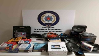 Eskişehirde farklı hırsızlık olaylarının 2 şüphelisi yakalandı