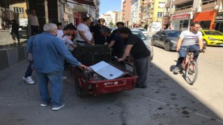 Eskişehirde trajikomik kaza