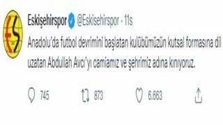 Eskişehirspordan Abdullah Avcıya ‘Eskişehirsporda oynamıyorsun ki tepkisi