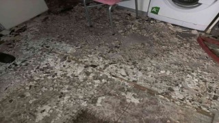 Evin mutfağında çıkan yangın panikletti