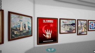 GAÜNde 15 Temmuz anısına ulusal karma sergi