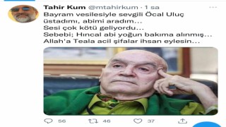 Gazeteci Hıncal Uluç yoğun bakıma kaldırıldı