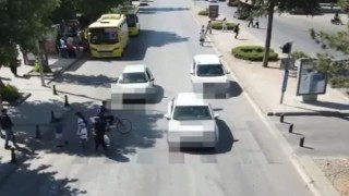 Gaziantepte yayalara yol vermeyen 67 sürücü ve araç plakasına ceza