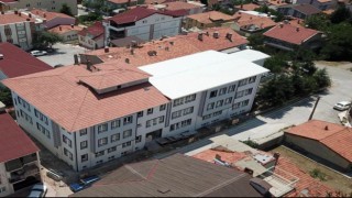 Gedizde Yatılı Kız Kuran Kursu inşaatında sona yaklaşıldı