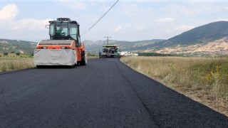 Geyvede 19 kilometrelik grup yolu bayrama hazırlandı