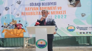 Gölbaşı Belediyesi ‘Hayvan Bakımevi ve Rehabilitasyon Merkezinin açılışı yapıldı