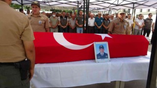 Görev şehidi Orman Muhafaza Memuru son yolcuğuna uğurlandı