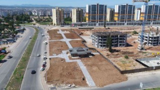 Güneş Mahallesindeki kentsel dönüşüme modern park alanı
