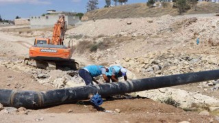 Güzelyurt Mahallesi köprü yapımı başladı