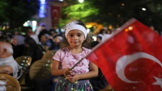 Hain darbe girişiminin 6ncı yılında yüzlerce vatandaş Kastamonuda tek yürek oldu