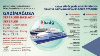 Hatay Deniz Otobüsünün Gazimağusa seferleri 5 Ağustosta başlıyor