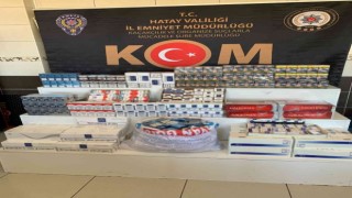 Hatayda kaçak sigara operasyonu