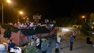 Hayvan nakil aracında sığınmacı dramı