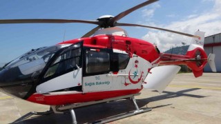 Helikopter ambulans en yoğun günlerini yaz mevsiminde yaşıyor