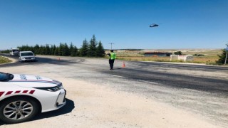 Helikopter destekli trafik denetiminde 6 bin 460 TL para cezası uygulandı