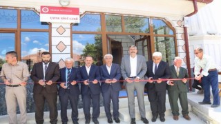 Hisarcıkın Çatak köyünde yapımı tamamlanan köy camii törenle ibadete açıldı