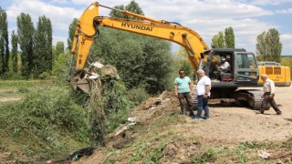 Hisarcıkta Küçükçay Taşkın Koruma Projesi çalışmalarına başlandı