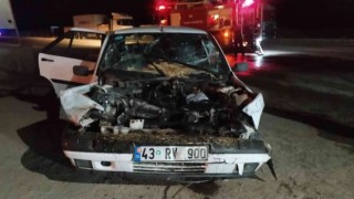 Hisarcıkta trafik kazası: 2 yaralı