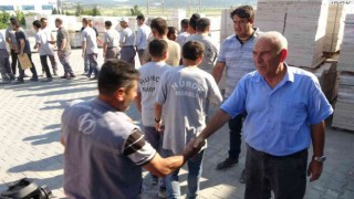 Hürok Mermerde bayramlaşma coşkusu