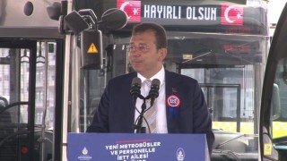 İBB Başkanı Ekrem İmamoğlu: “160 yeni aracı metrobüs filomuza hep birlikte kattık”