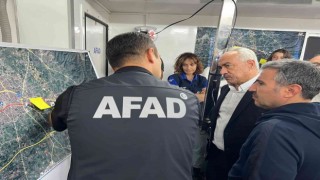 İçişleri Bakan Yardımcısı Mehmet Ersoy arama çalışmalarını inceledi