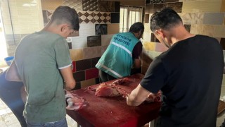 İhtiyaç sahipleri için 85 kurbanlık kesildi