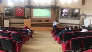 İnegöl Belediye personeline sağlıklı yaşam eğitimi