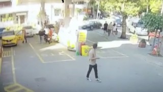 İstanbulda akaryakıt istasyonunda dehşet anları kamerada