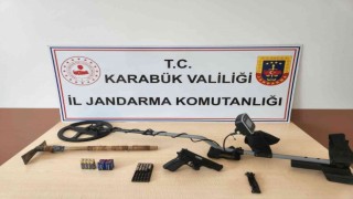 İzinsiz kazı yapan 2 kişi suçüstü yakalandı
