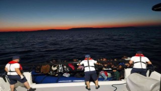 İzmir açıklarında 132 düzensiz göçmen kurtarıldı, 89 göçmen yakalandı